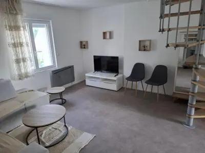 Télévision ou salle de divertissement dans l'établissement mily appart 68