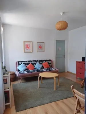 Coin salon dans l'établissement Celeste B&B