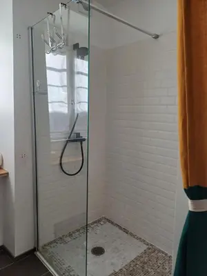 Salle de bains dans l'établissement Celeste B&B