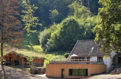 Paysage naturel près de la maison de vacances