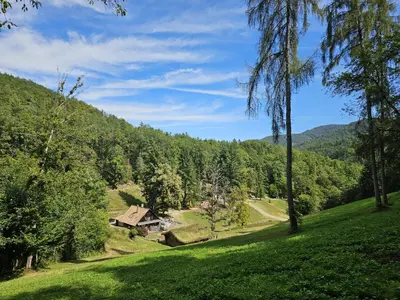 Paysage naturel près de la maison de vacances