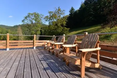 Paysage naturel près de la maison de vacances