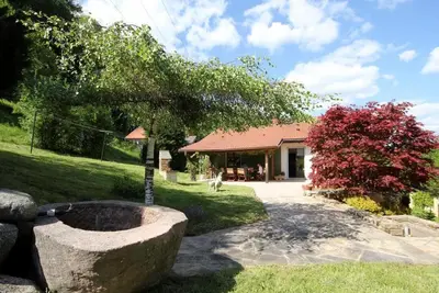 Jardin de l'établissement Chez Corinne