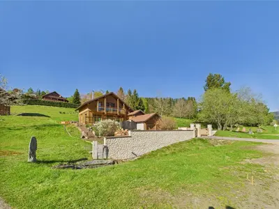 Paysage naturel près de le chalet