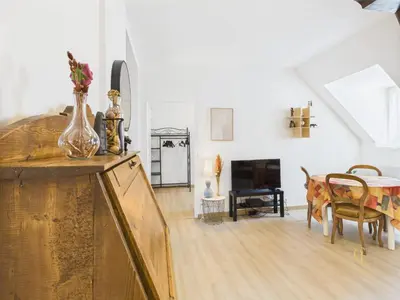 Cuisine ou kitchenette dans l'établissement Cocon Jaune - Duplex 2e étage prox centre Mulhouse