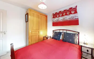 Un ou plusieurs lits dans un hébergement de l'établissement Gorgeous Apartment In Gérardmer