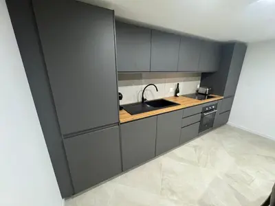 Cuisine ou kitchenette dans l'établissement Gîte du Château - Jaccuzzi