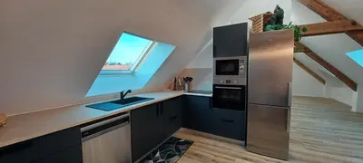 Cuisine ou kitchenette dans l'établissement Spacieux, cosy et tout équipé pour un confort optimal
