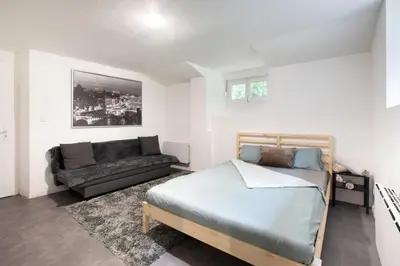 Plan de l'établissement Spacieux Studio, Maison de Maître, Parking Privé sur Place, MULHOUSE CENTRE