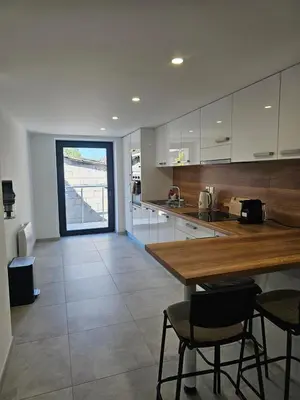Cuisine ou kitchenette dans l'établissement House La Belle Escapade