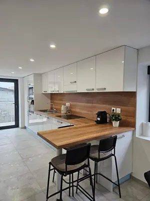 Cuisine ou kitchenette dans l'établissement House La Belle Escapade