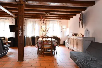 Coin salon dans l'établissement Manala - Maison Alsacienne avec Terrasse