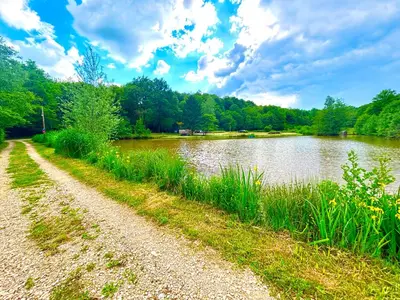 Paysage naturel près de le camping