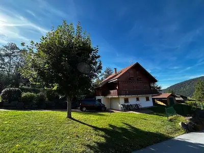Paysage naturel près de le chalet
