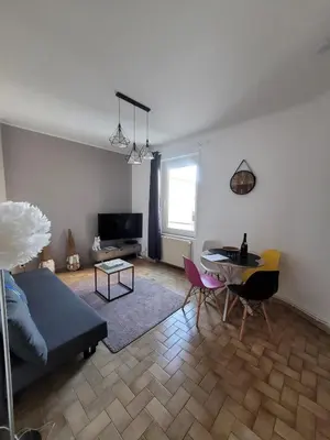 Télévision ou salle de divertissement dans l'établissement Chez Diane Colmar