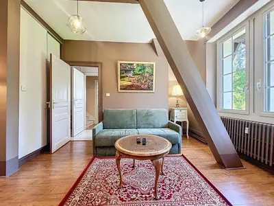 Coin salon dans l'établissement Le Duplex Sahler - Château XXᵉsiècle