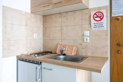 Cuisine ou kitchenette dans l'établissement L'Échappée douce - Central, paisible et lumineux