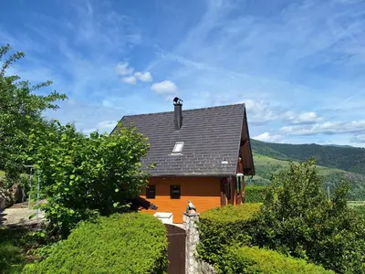 Paysage naturel près de le chalet
