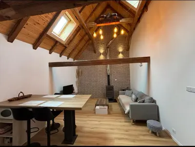 Coin salon dans l'établissement L'ecrin d'Alsace