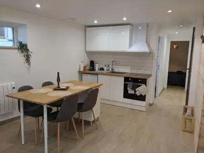 Cuisine ou kitchenette dans l'établissement L'ecrin d'Alsace