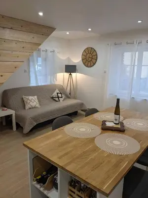 Coin salon dans l'établissement L'ecrin d'Alsace