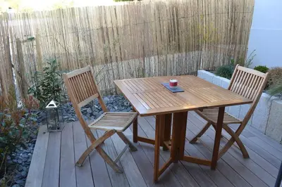 Terrasse ou espace extérieur de l'établissement Gite 1 - les Arômes
