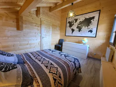 Un ou plusieurs lits dans un hébergement de l'établissement Chalet des 4 Vents: Nature et Activités Vosges - FR-1-589-815