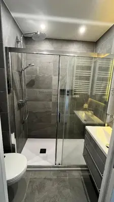Salle de bains dans l'établissement Appartement cosy