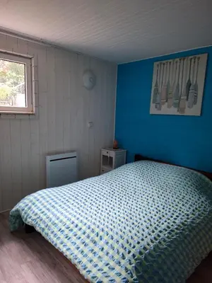 Un ou plusieurs lits dans un hébergement de l'établissement maison spa sauna wattwiller