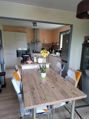 Cuisine ou kitchenette dans l'établissement maison spa sauna wattwiller