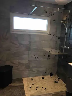Salle de bains dans l'établissement Appartement au pied du Haut Koenigsbourg