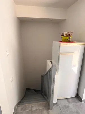Cuisine ou kitchenette dans l'établissement Appartement au pied du Haut Koenigsbourg