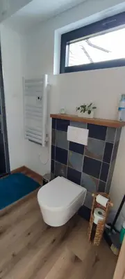 Salle de bains dans l'établissement Chez Matt et Jo