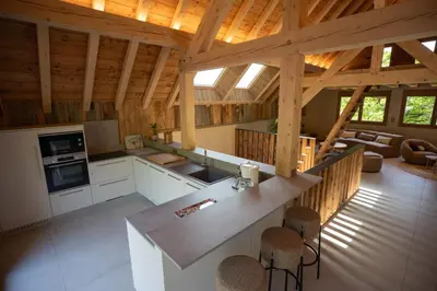 Plan de l'établissement Le Chalet Vosges Alsace - La Petite Ferme 4 étoiles