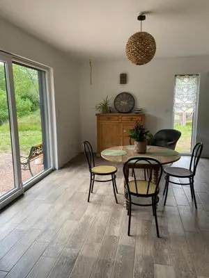 Plan de l'établissement Coquette maison neuve de plain pied au cœur des Hautes Vosges,
