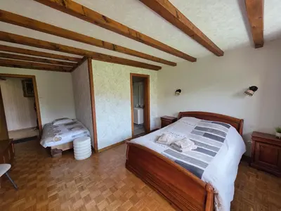 Un ou plusieurs lits dans un hébergement de l'établissement Chambres d'hôtes Monicala