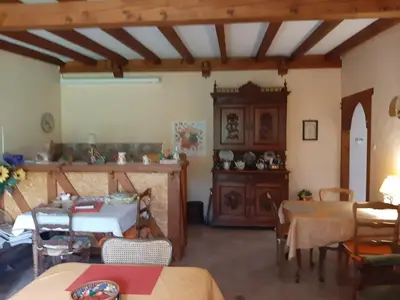Coin salon dans l'établissement Chambres d'hôtes Monicala