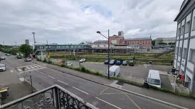 Plan de l'établissement Mulhouse gare, au bout du quai