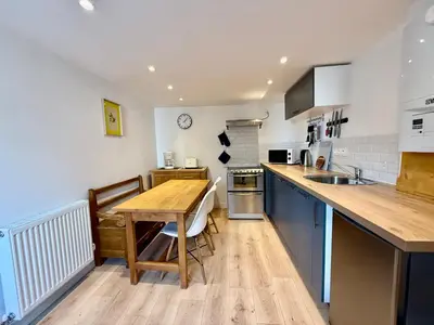 Cuisine ou kitchenette dans l'établissement La Schlucht, bel appartement & centre-ville