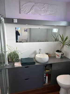 Salle de bains dans l'établissement Clos de la filature sauna et bien-être
