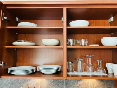 Cuisine ou kitchenette dans l'établissement Modern Loft Basel Airport ArtBasel