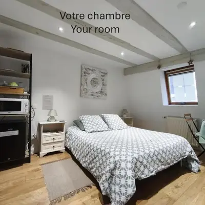 Chambre chez l'habitant - Centre historique - Salle d'eau et WC privés