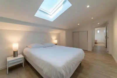 Un ou plusieurs lits dans un hébergement de l'établissement Le Sweet Duplex