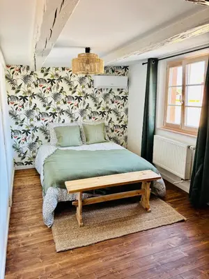 Coin salon dans l'établissement Maison individuelle à Ueberstrass