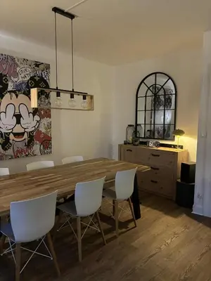 Cuisine ou kitchenette dans l'établissement Chez Marceau