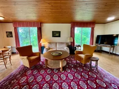 Coin salon dans l'établissement L'Escapade