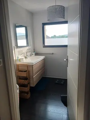 Plan de l'établissement Chambre calme à la limite de Belfort, maison avec jardin proche du stade, du skatepark et de la rivière
