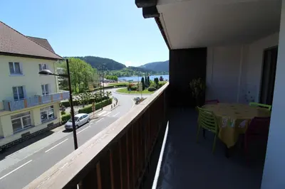Vue générale sur la montagne ou vue sur la montagne depuis l'appartement