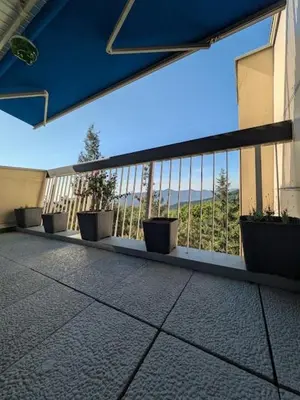 Balcon ou terrasse dans l'établissement Les 3 Zepp