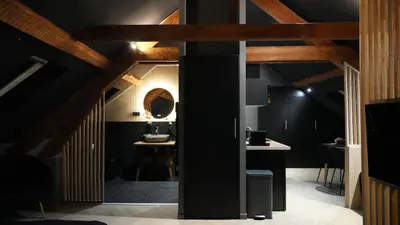 Plan de l'établissement Studio Balneo, Ciel étoilé, Escapade Cosy
